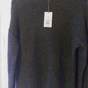 Women's Olive Heather long sleeve sweater hoodie